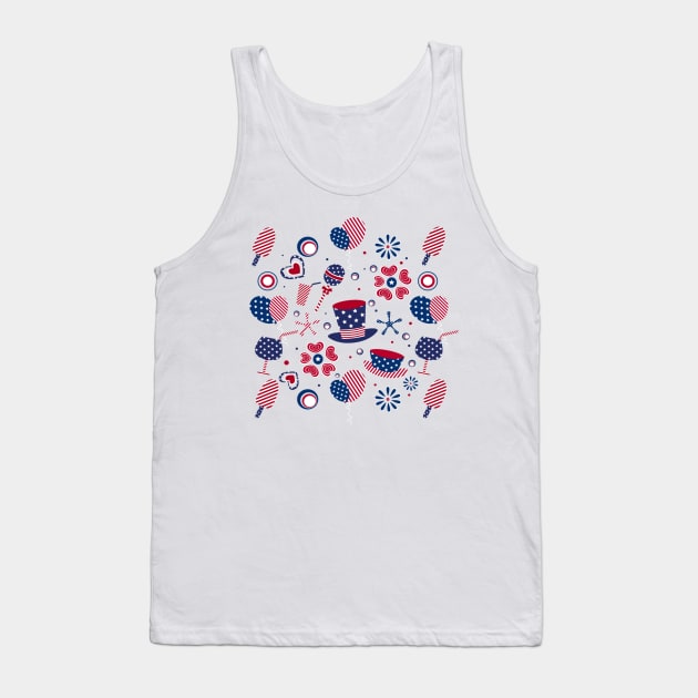 USA 2 ( Summer ) Tank Top by Invisibleman17